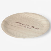 Houten Papieren Bordje (Gekanteld)