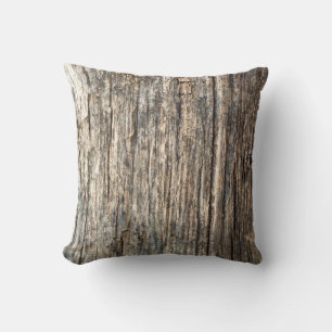 Houten patroon kussen