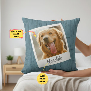 Houten Persoonlijke Foto Kussen voor Moeders met H