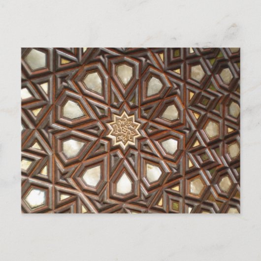 houten plaat briefkaart (Voorkant)