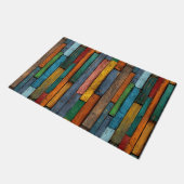 Houten Planken Deurmat (Schuin)