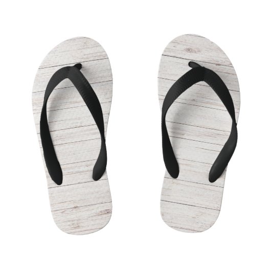 houten planken kinder teenslippers (Voetbed)
