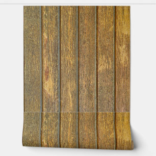 HOUTEN PLANKEN RUSTIEKE CABINE WALLPAPER BEHANG