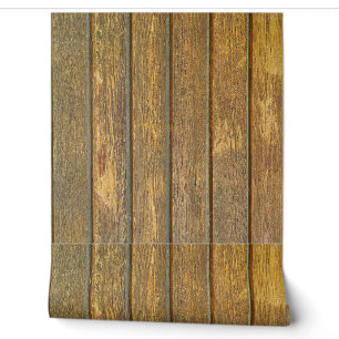 HOUTEN PLANKEN RUSTIEKE CABINE WALLPAPER BEHANG