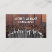 Houten Planken Smeer | Stad Visitekaartje (Voorkant)