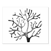 Houten Rubber Stamp - Koraal Rubberstempel (Afrduk)