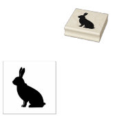 Houten rubber stempels - Konijn (Gestempeld)