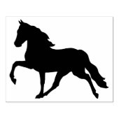 Houten rubber zegels - Paarden Rubberstempel (Afrduk)
