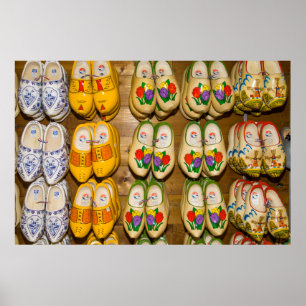 Houten Schoenen, Nederlandse Dorpswinkel, Noordhui Poster
