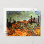 Houten Schuren, een Van Gogh-schilderij Briefkaart (Voorkant / Achterkant)