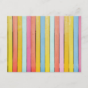Houten Schutting Latten Briefkaart