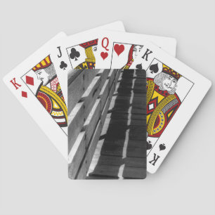 Houten Schutting Speelkaarten