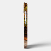 Houten spoor met herfst foliën Case-Mate iPhone case (Achterkant / Links)