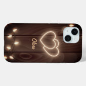 Houten Sprookjesverlichting Case-Mate iPhone Case (Achterkant (horizontaal))