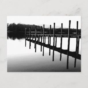 Houten Steiger Reflecties: Derwentwater Briefkaart