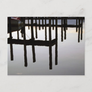 Houten Steiger Reflecties: Derwentwater Briefkaart