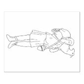 Houten stempel - Goede Herder (Afrduk)