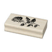 Houten Stempel met Oude Roos (Stempel)