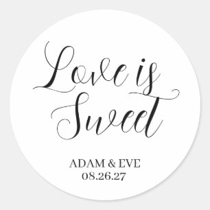 ✨ Houten stickers voor trouwkoekjes – Elegant