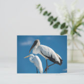 Houten Stork Briefkaart (Staand voorkant)