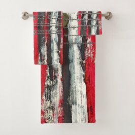 HOUTEN STUK HANDDOEK