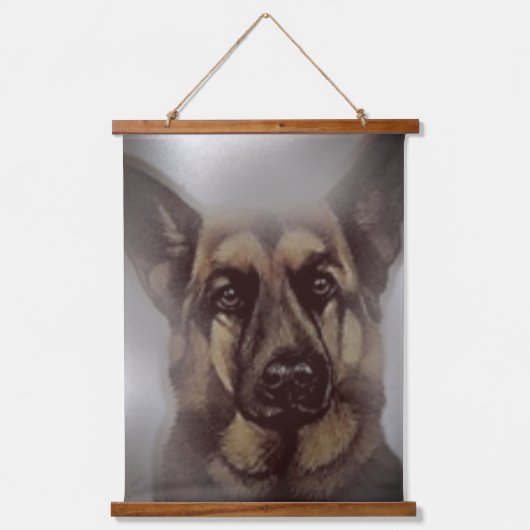 HOUTEN TAPIJT ART&DESIGN HANGEND WANDKLEED (Voorkant)