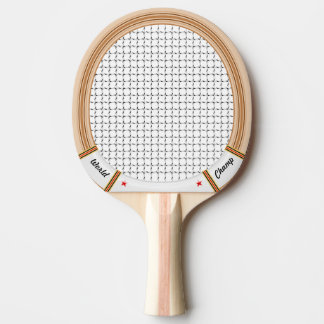 houten tennisracket tafeltennisbatje