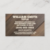 houten terrasbouw visitekaartje (Achterkant)