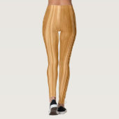 Houten Textuur Achtergrond Design-35455 Leggings (Achterkant)