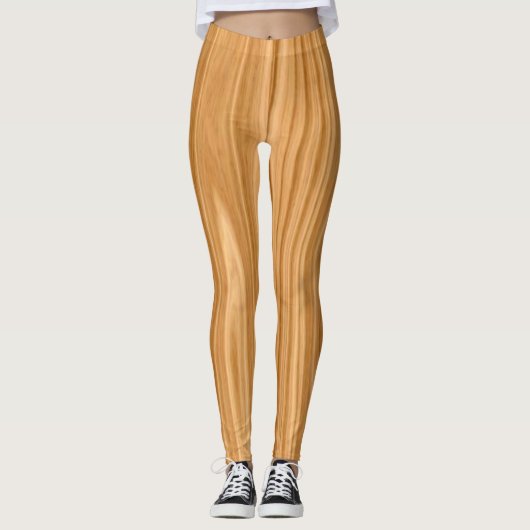 Houten Textuur Achtergrond Design-35455 Leggings (Voorkant)