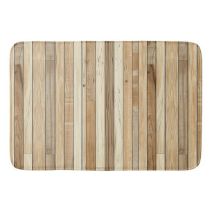 Houten textuur badmat