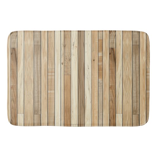 Houten textuur badmat (Voorkant)