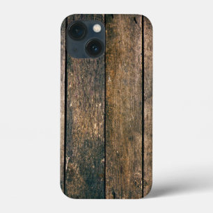 Houten textuur iPhone 13 mini hoesje