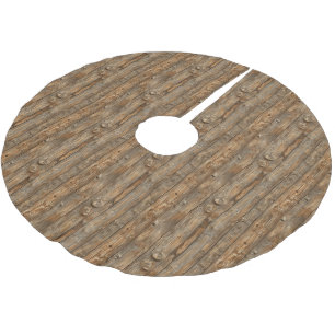 Houten textuur kerstboomrok kerstboom rok