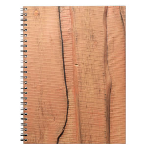 Houten textuur notitieboek