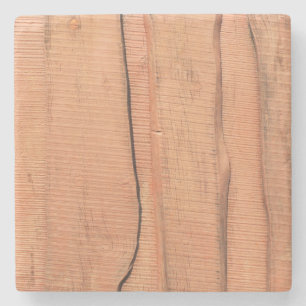 Houten textuur stenen onderzetter