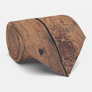 Houten textuur stropdas