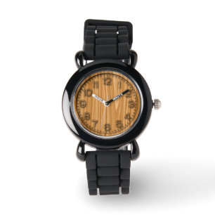 Houten textuur Surface Design-35456 Horloge