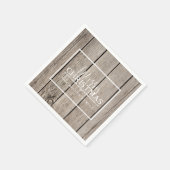 Houten, vakantie servetten (Hoek)