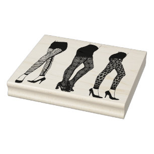 Houten van visnetten op hoge hoogte rubberstempel