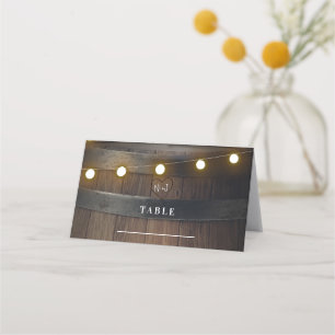 Houten Vat Verlichtings Rustieke Trouwtafel Nummer