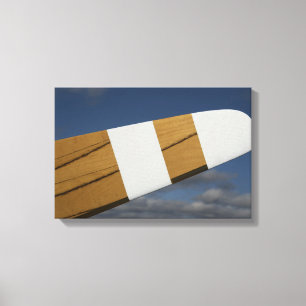 Houten Vliegtuig Propeller Canvas Afdruk