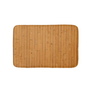 Houten vloerplaten badmat