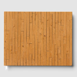 Houten vloerplaten gastenboek