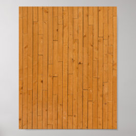 Houten vloerplaten poster