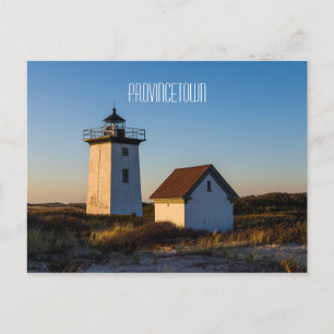 Houten vuurtoren briefkaart