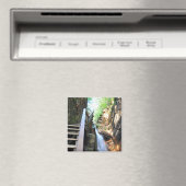 Houten Walkway Waterfall Flume Gorge NH Magnet Magneet (Insitu (Vaatwasser))