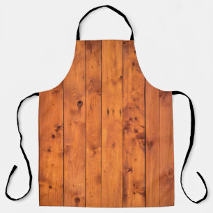 houten wand schort