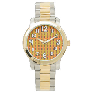 Houten wandhoezen horloge