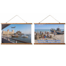 Houten wandtapijt - Oceanschoonheid